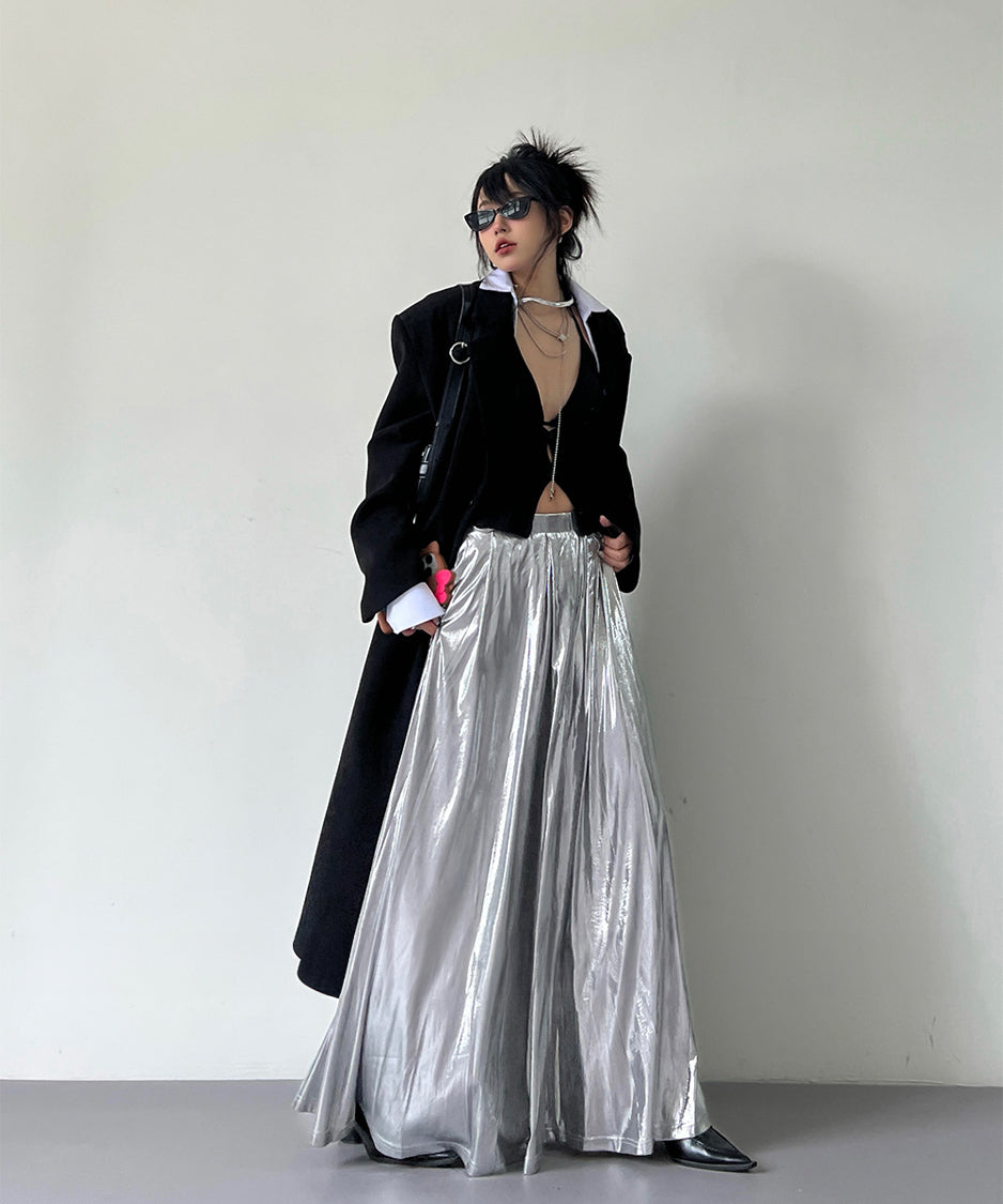 Shiny Flare Skirt