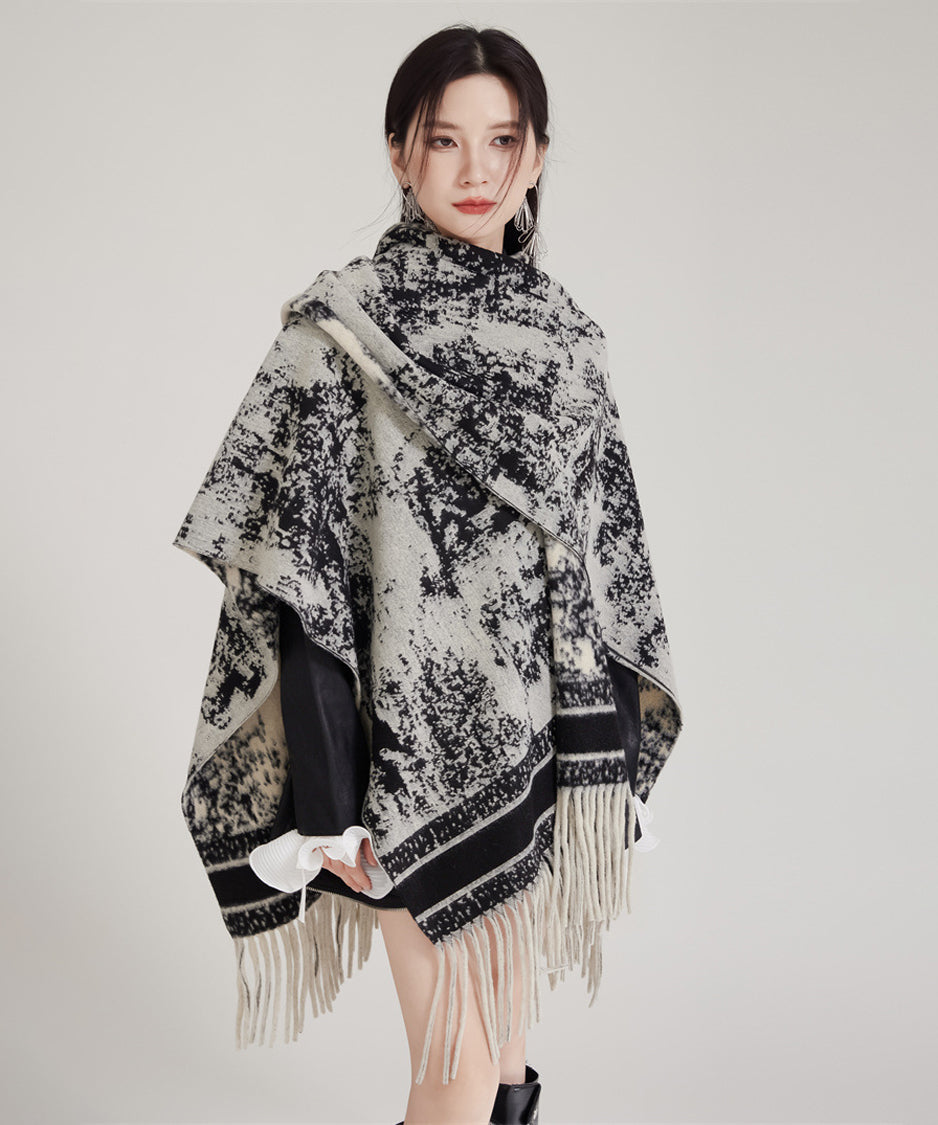 Ink Jacquard Stole