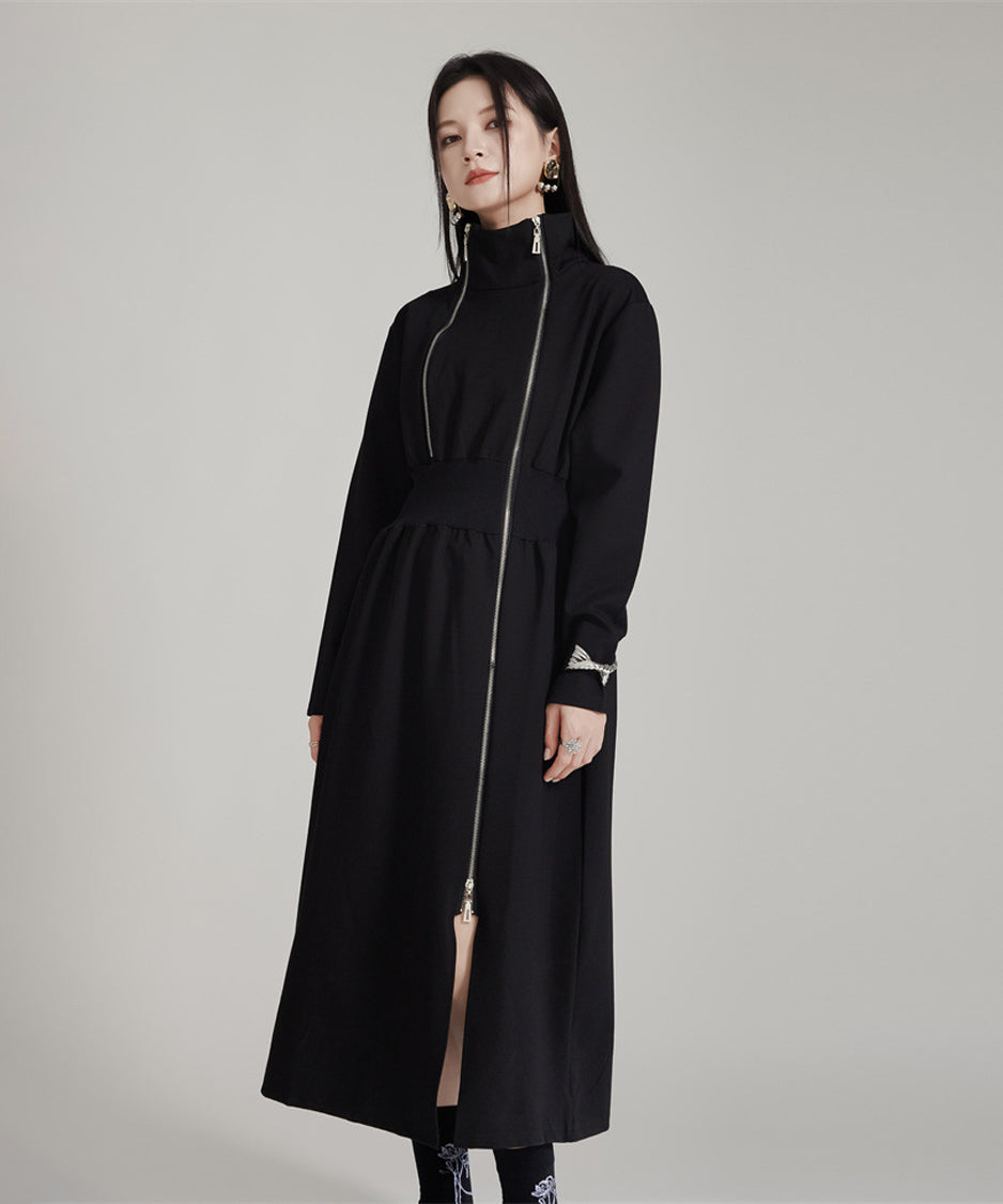 Double Zip Slit Dress