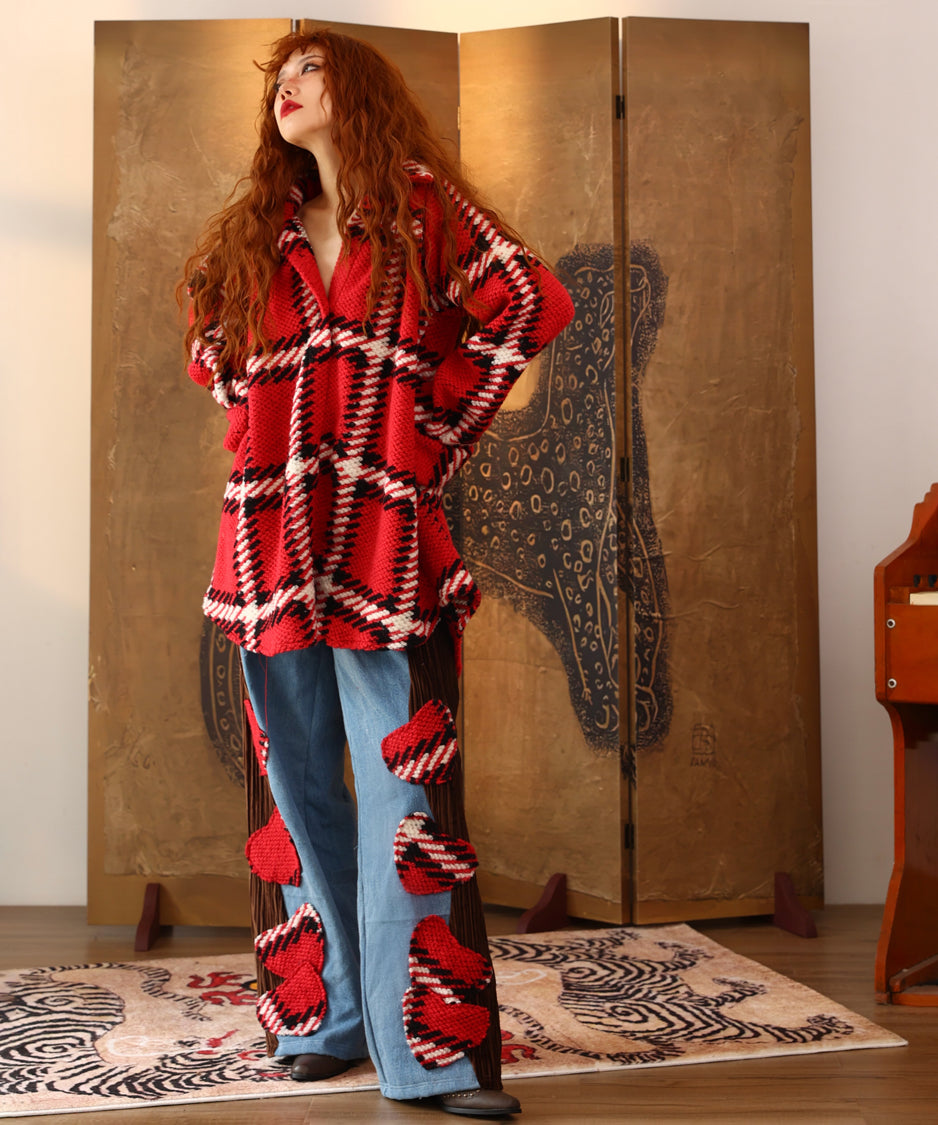 Antique Plaid Blouse