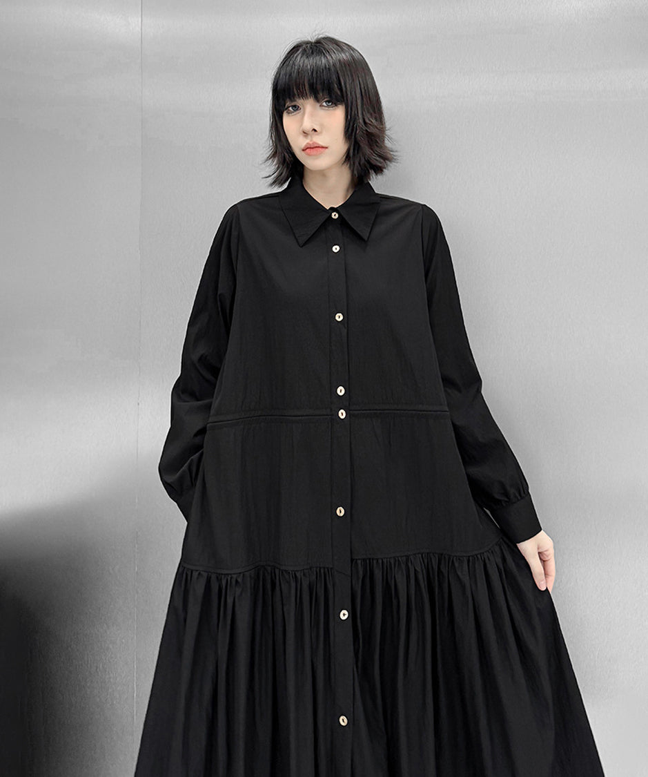 Gathered Switching Dress