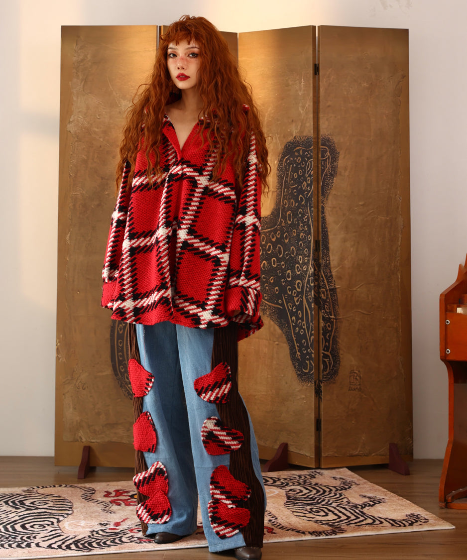 Antique Plaid Blouse