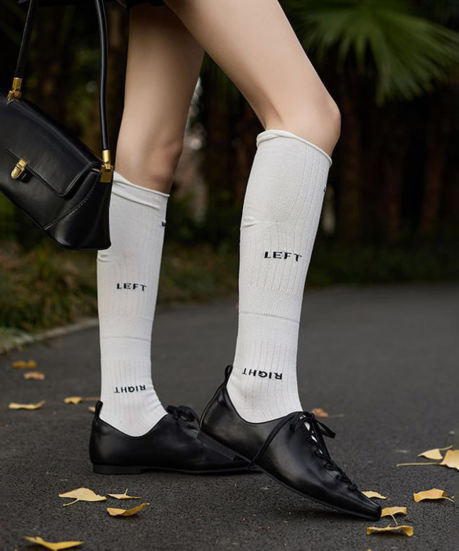 Lace Up Flat Shoes