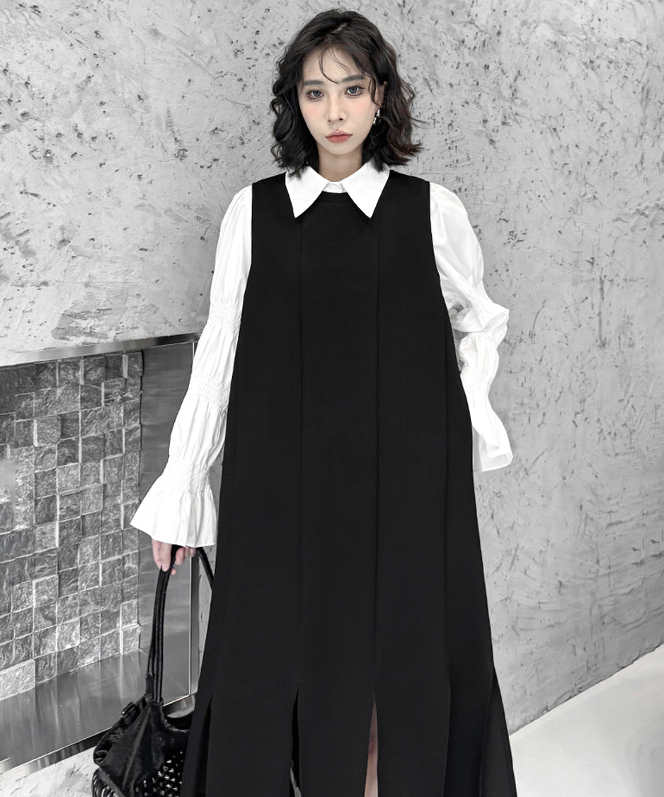 Asymmetrical Slit Dress
