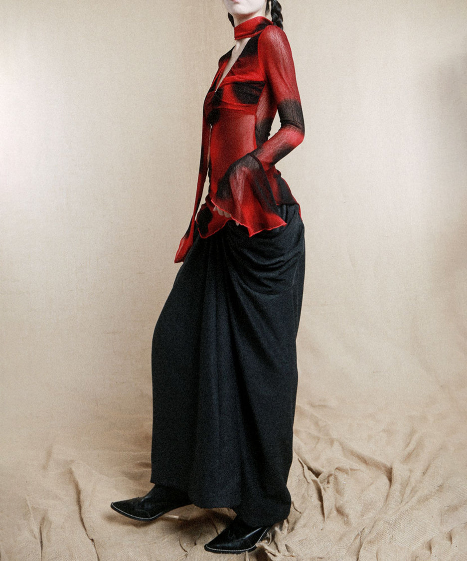 Big Pocket Low Waist Skirt