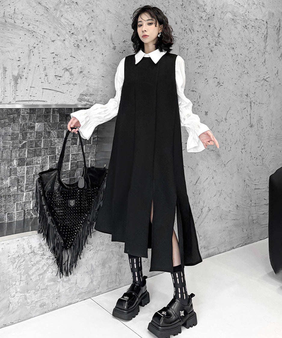 Asymmetrical Slit Dress