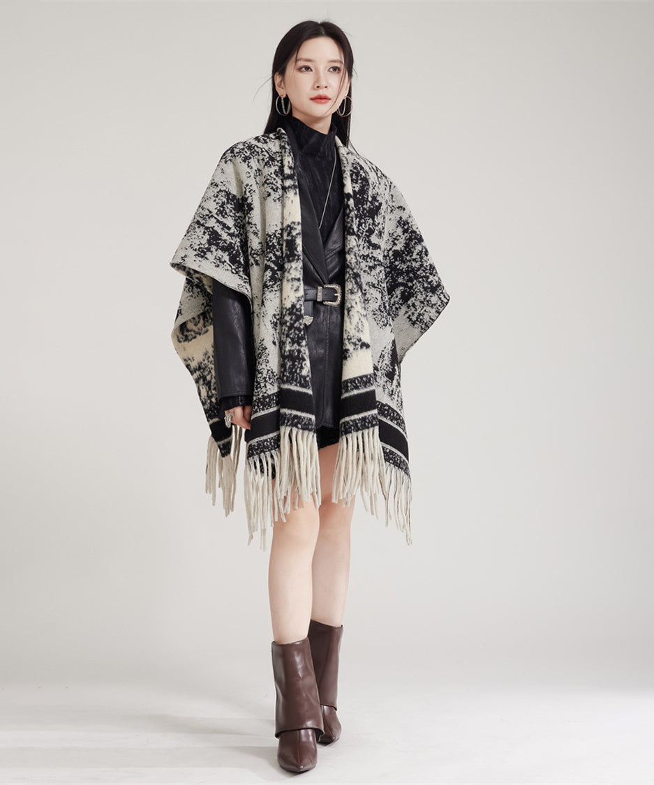 Ink Jacquard Stole