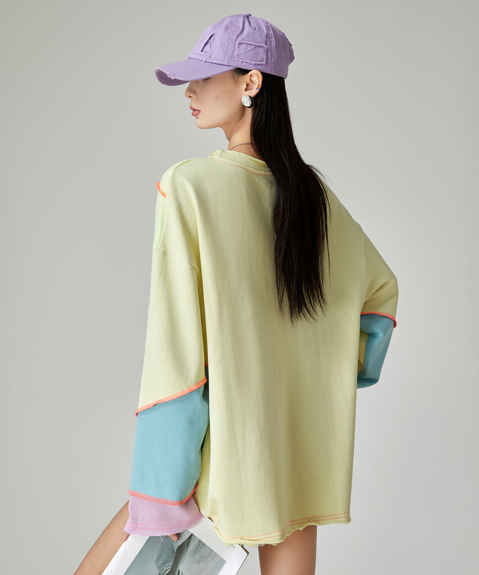 Color Patchwork Top