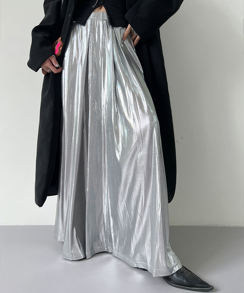 Shiny Flare Skirt
