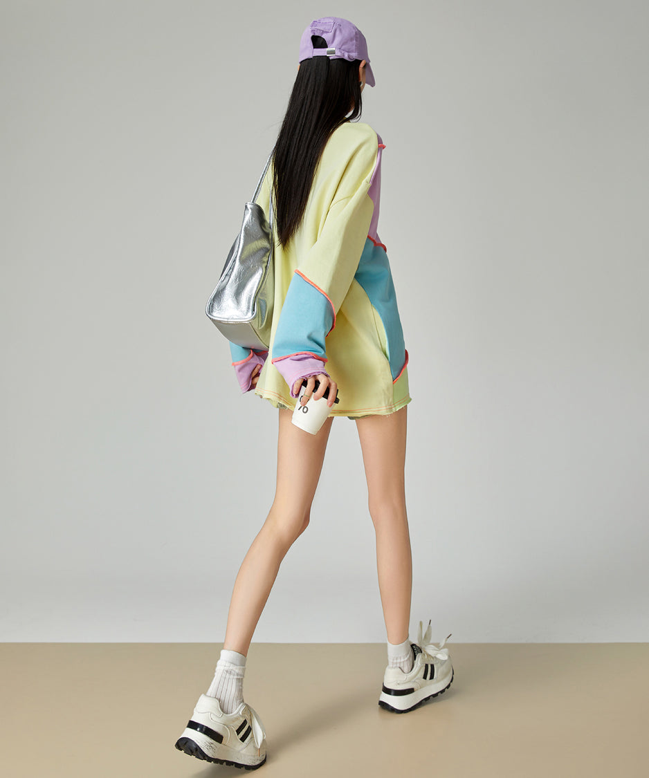 Color Patchwork Top