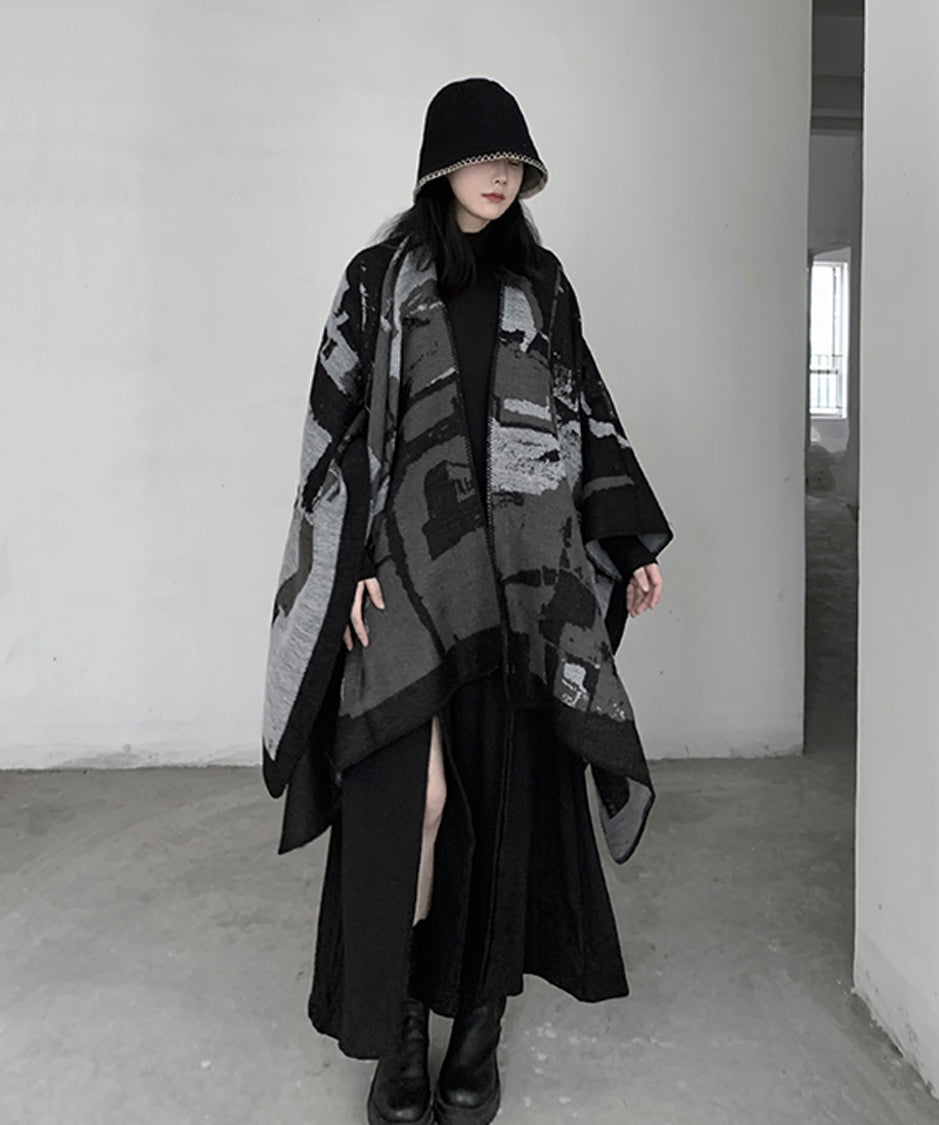 Geometric Knit Stole