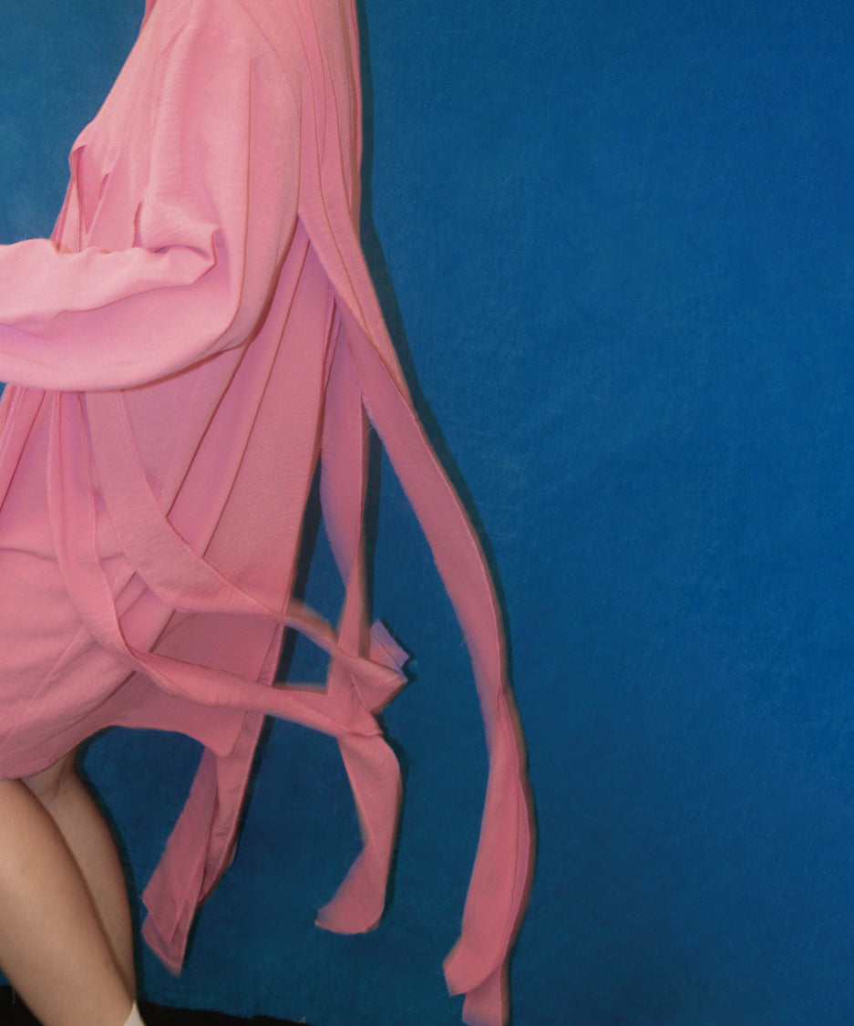 Klein Ribbon Shirt Dress