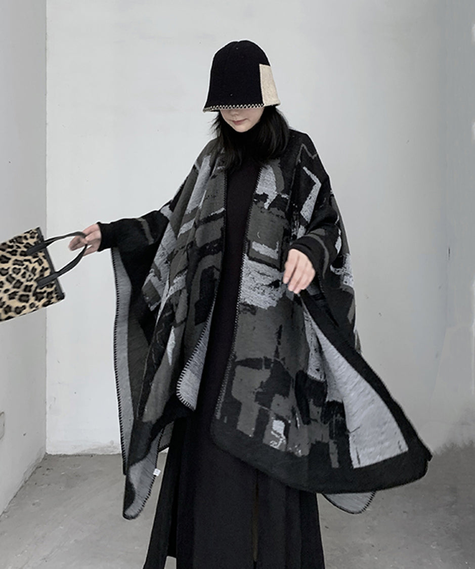 Geometric Knit Stole