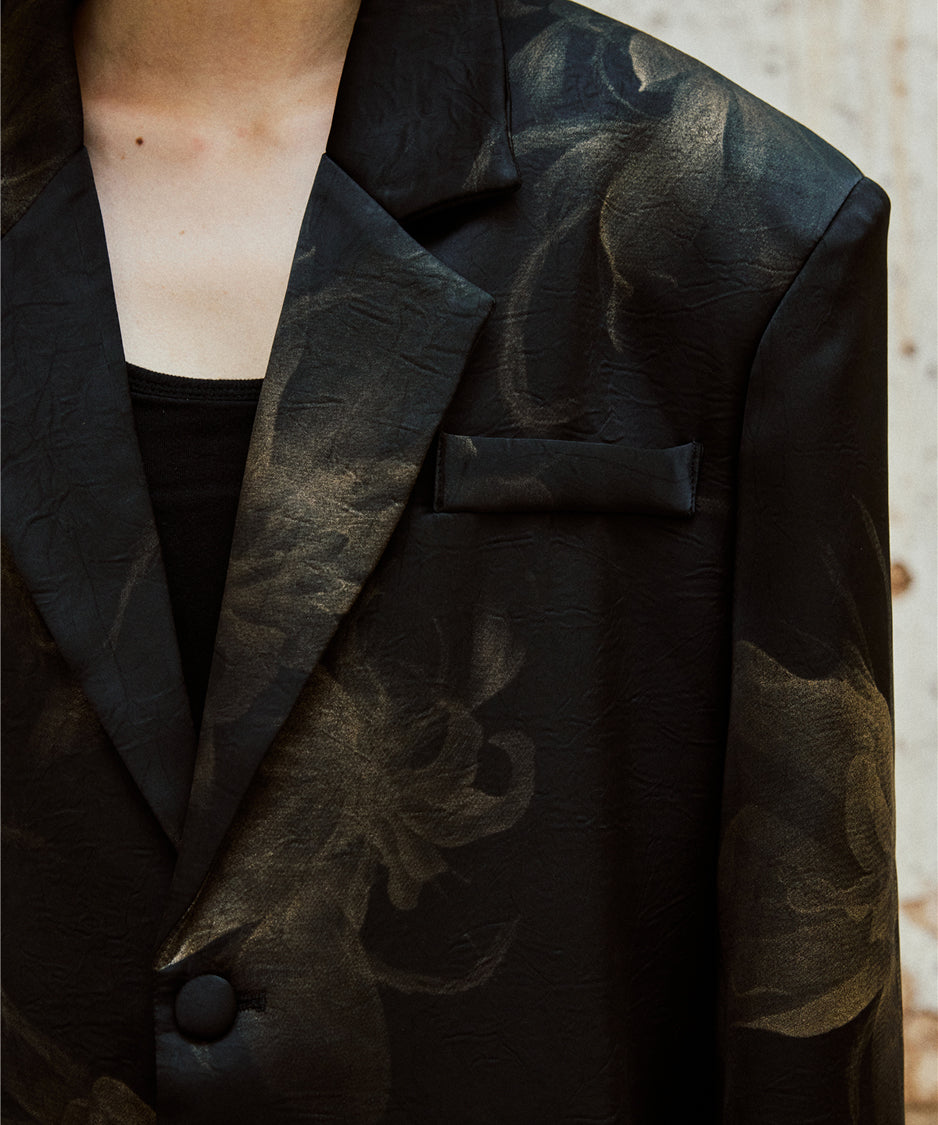 Printed Shiny Jacket