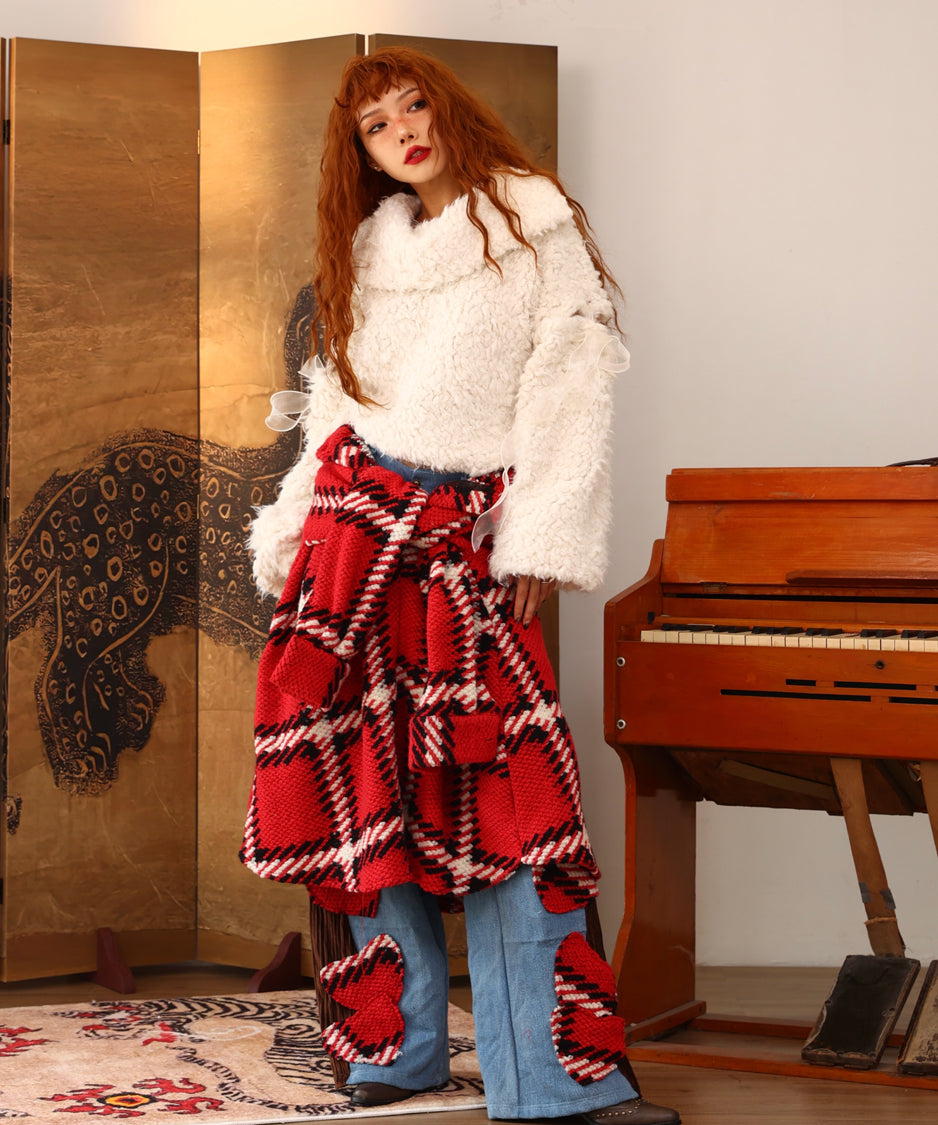 Antique Plaid Blouse