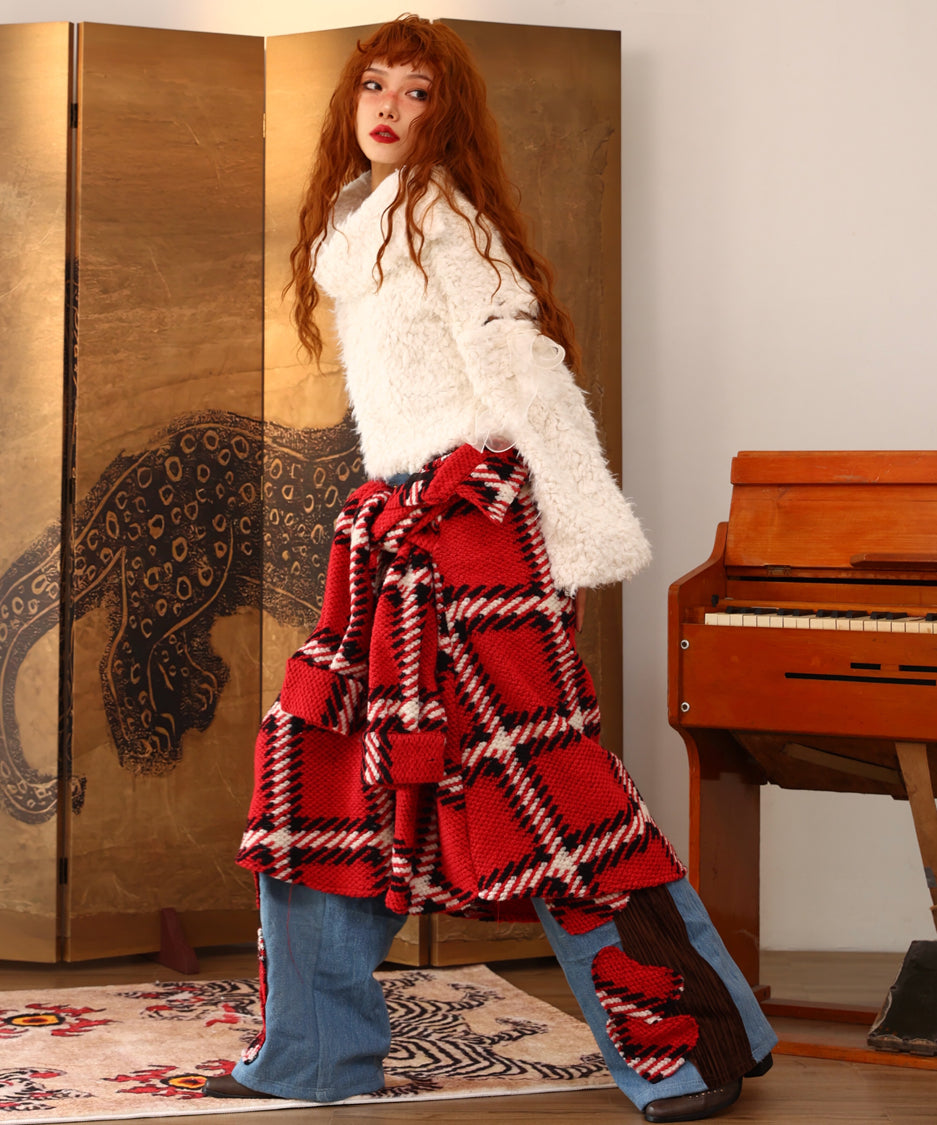 Antique Plaid Blouse