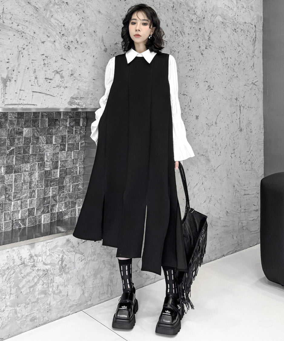 Asymmetrical Slit Dress