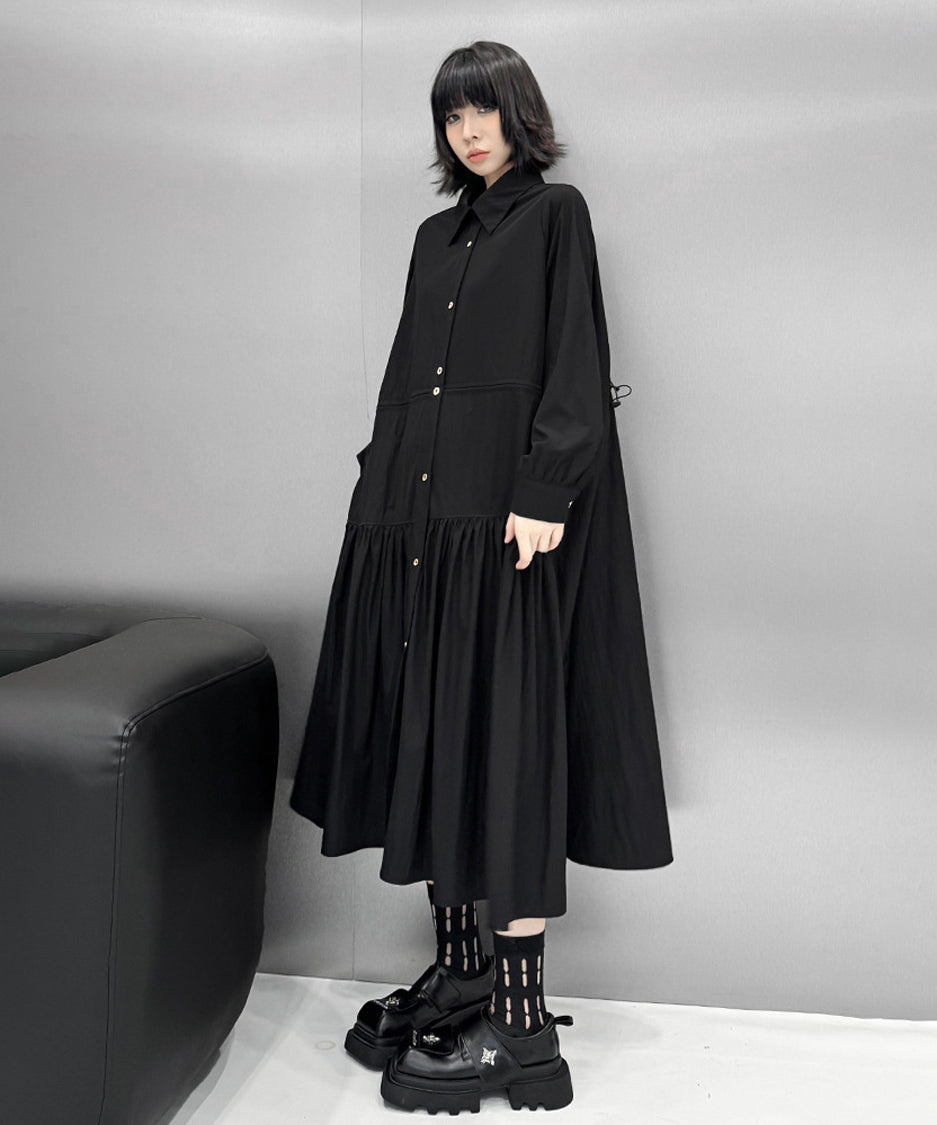 Gathered Switching Dress