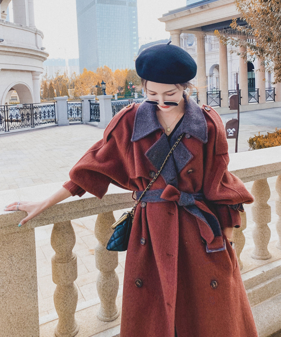 Double Button Long Coat