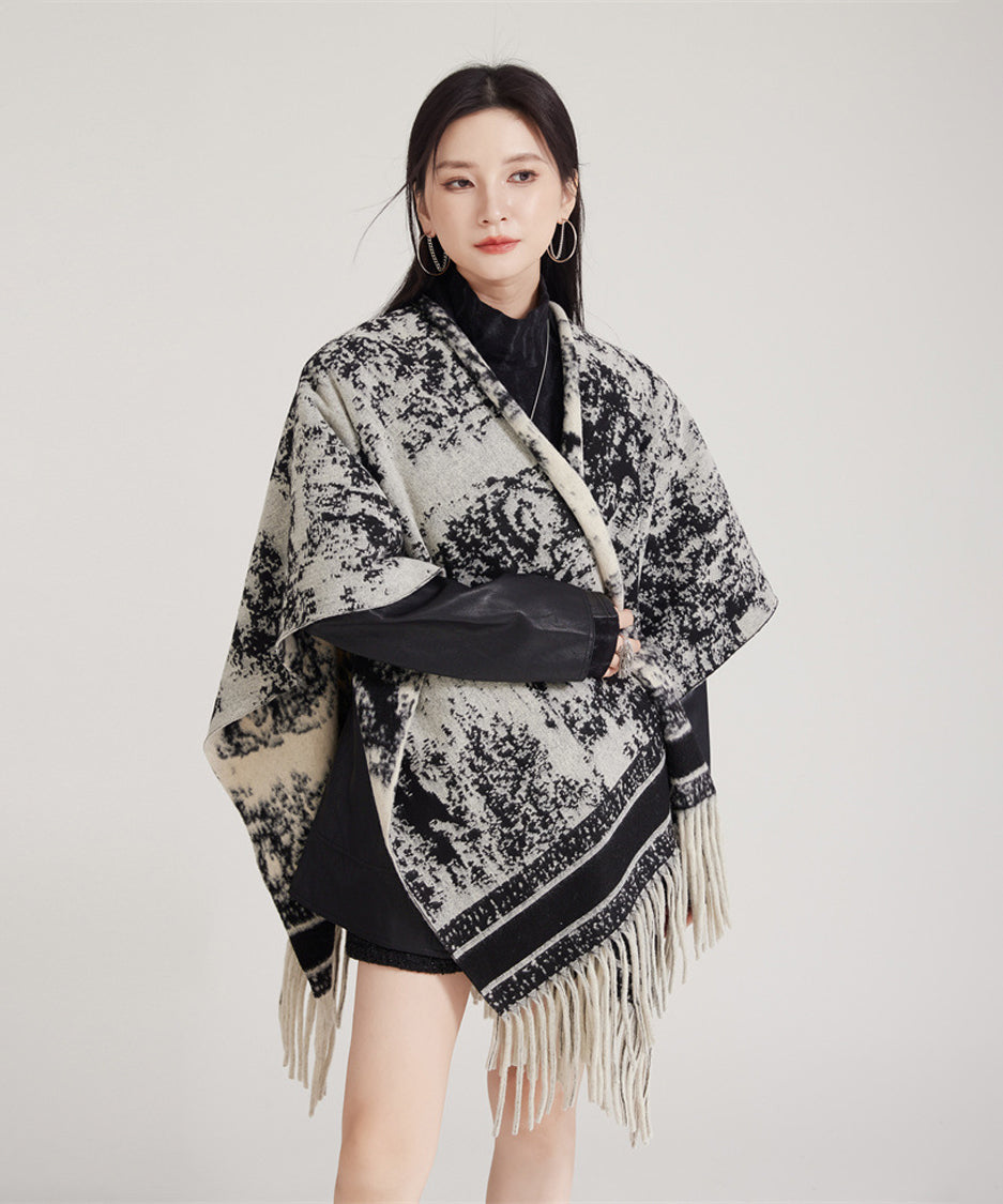 Ink Jacquard Stole