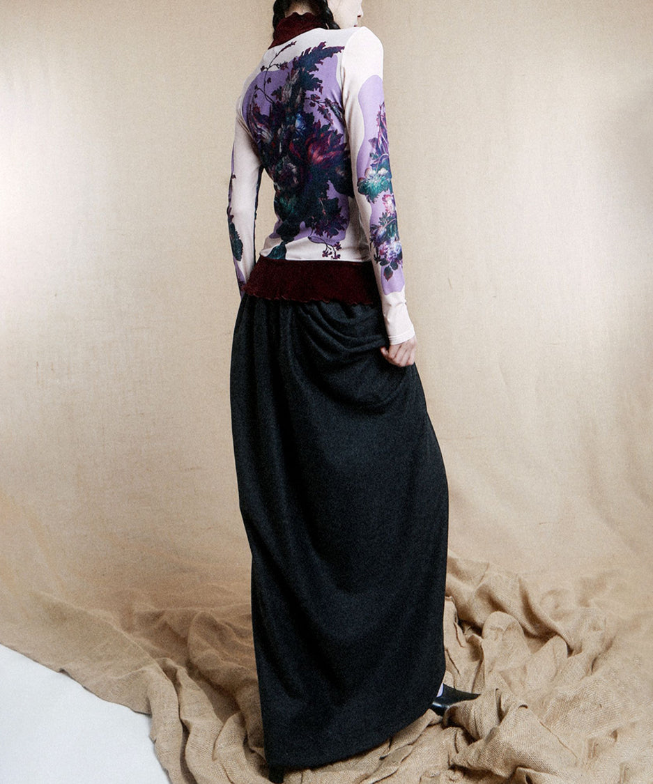 Big Pocket Low Waist Skirt