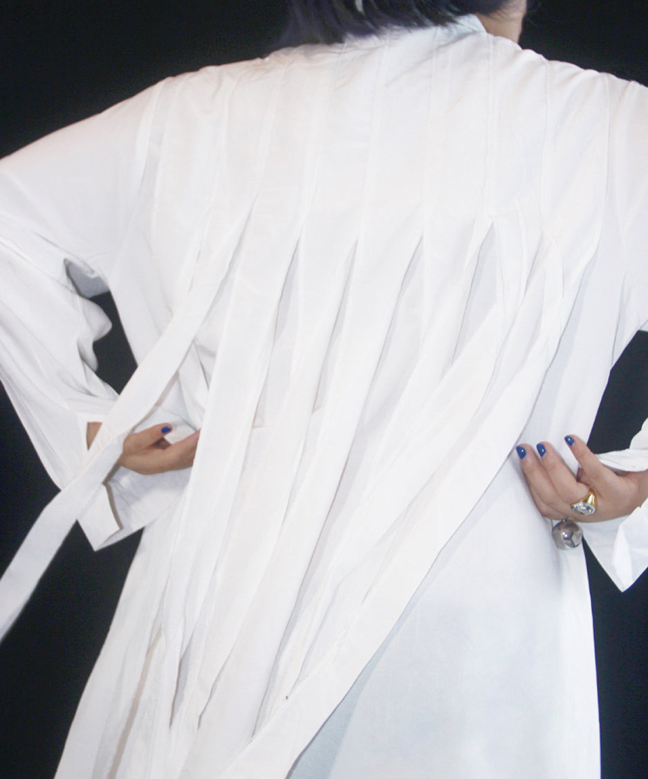 Klein Ribbon Shirt Dress