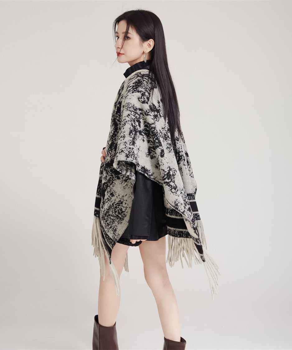 Ink Jacquard Stole