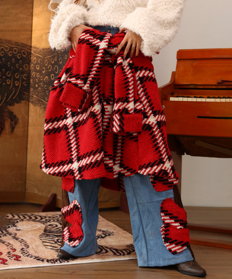 Antique Plaid Blouse