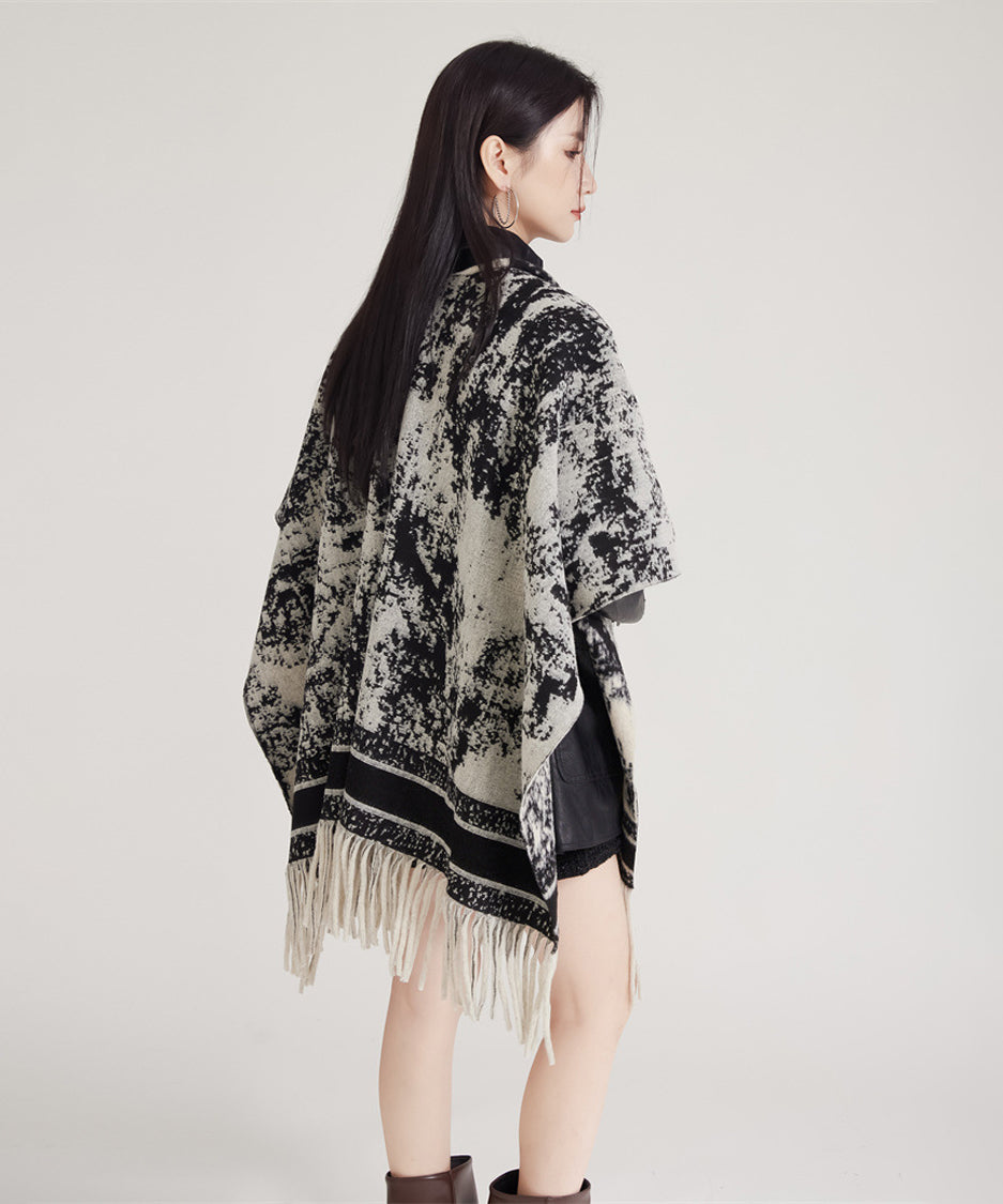 Ink Jacquard Stole