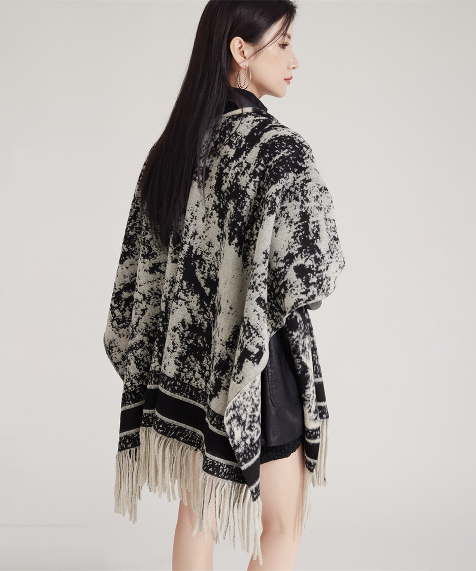 Ink Jacquard Stole