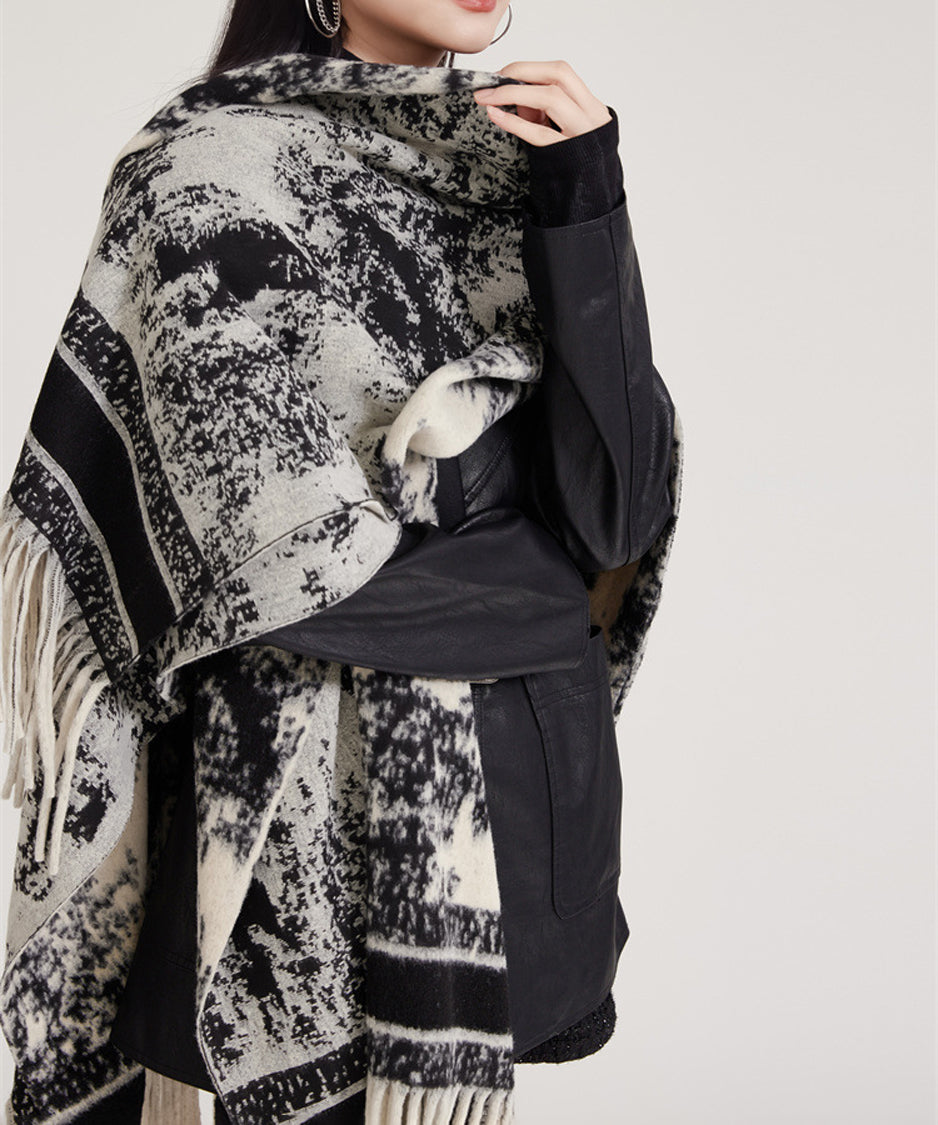 Ink Jacquard Stole