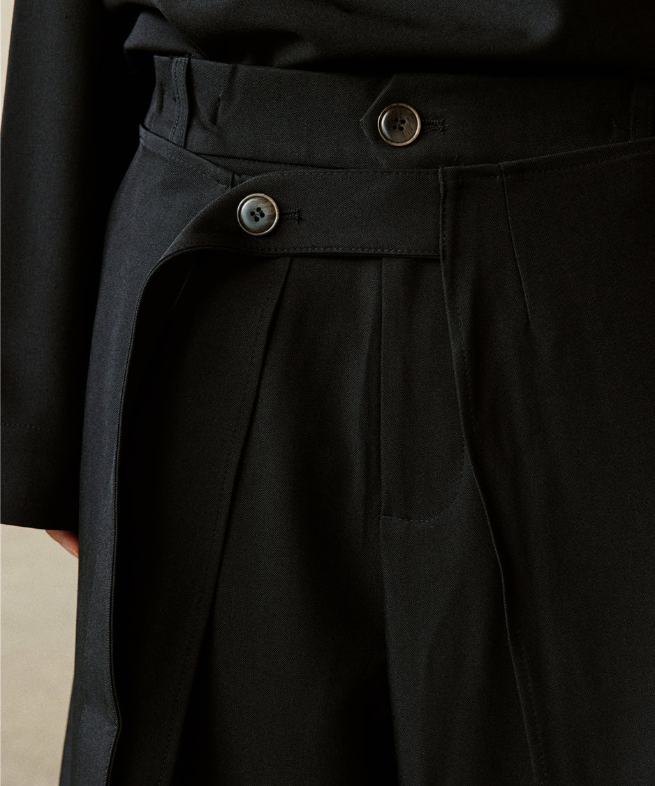 Wrap Skirt &amp; Wide Pants