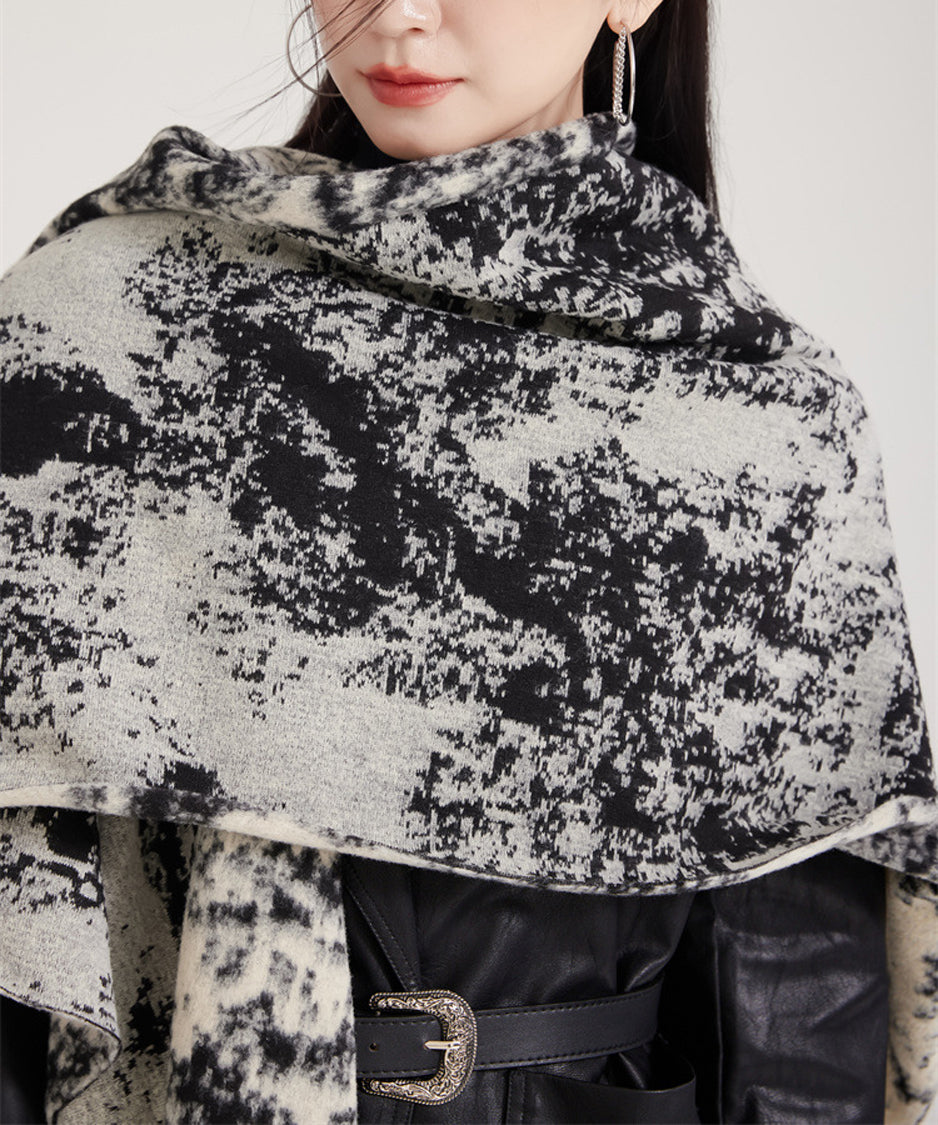 Ink Jacquard Stole