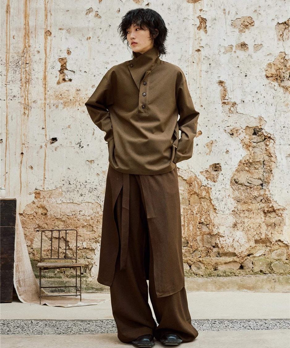 Wrap Skirt &amp; Wide Pants