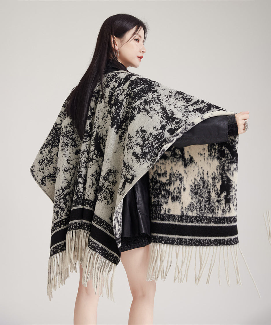 Ink Jacquard Stole