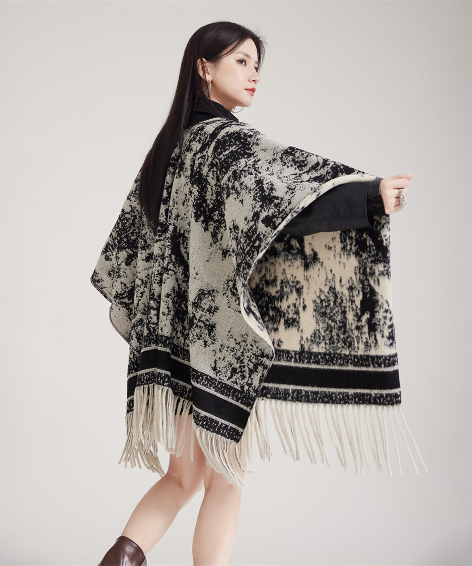Ink Jacquard Stole