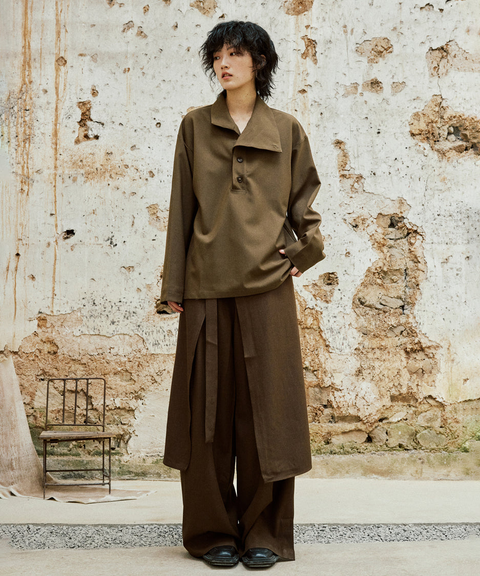 Wrap Skirt &amp; Wide Pants