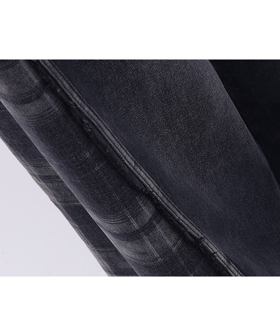 Plaid Switch Jeans