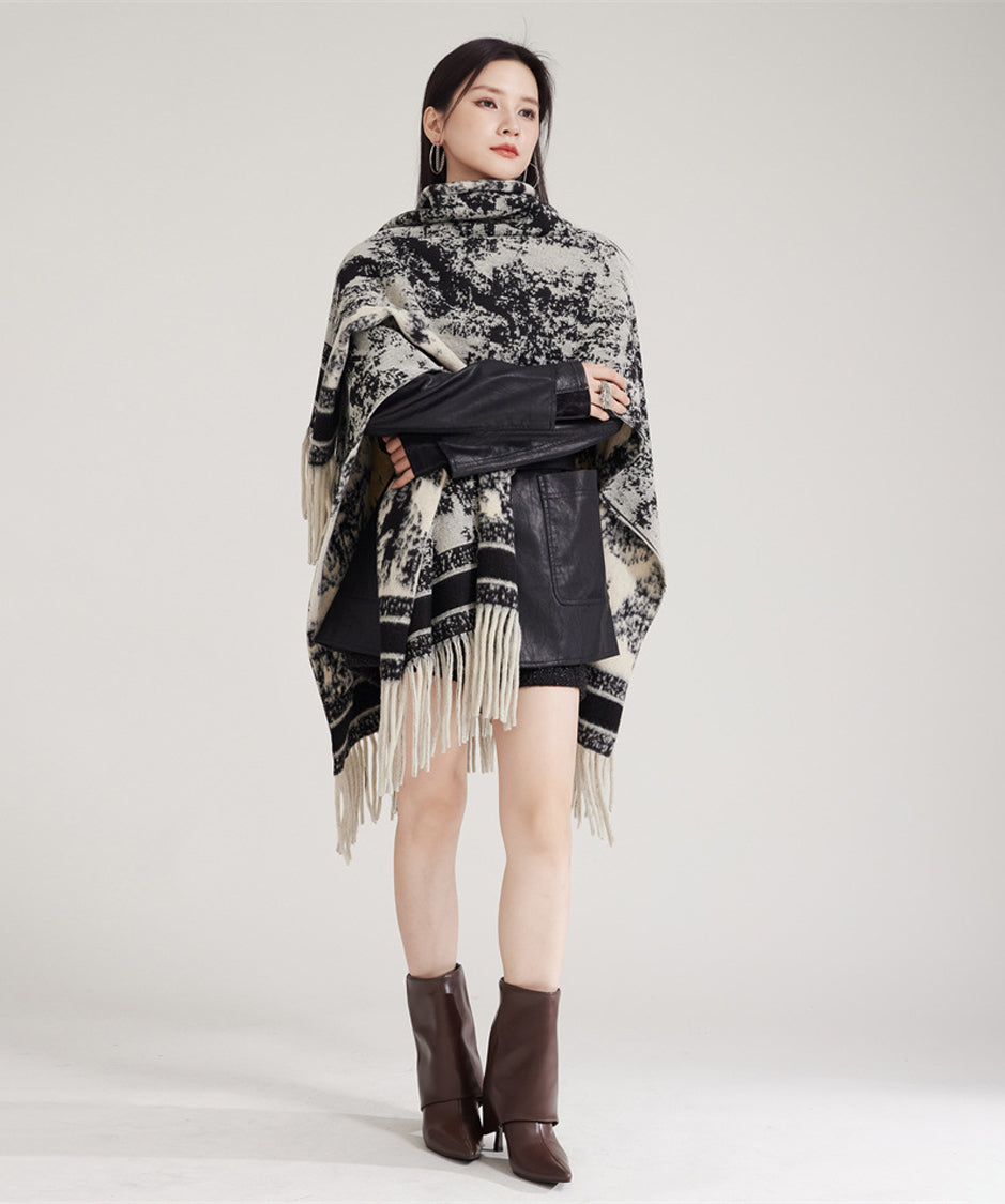 Ink Jacquard Stole