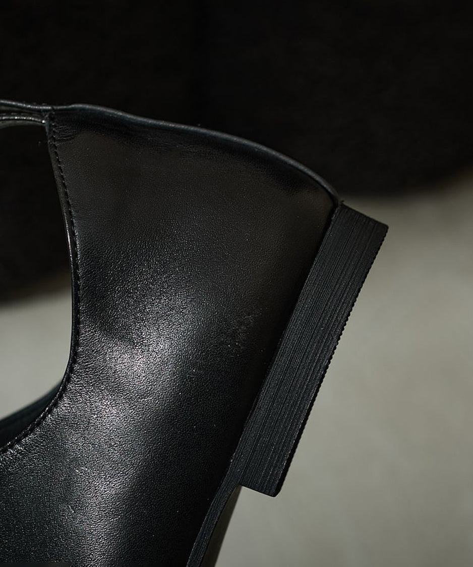 Lace Up Flat Shoes
