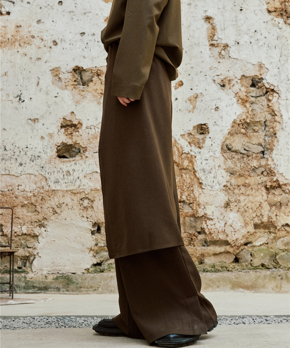 Wrap Skirt &amp; Wide Pants