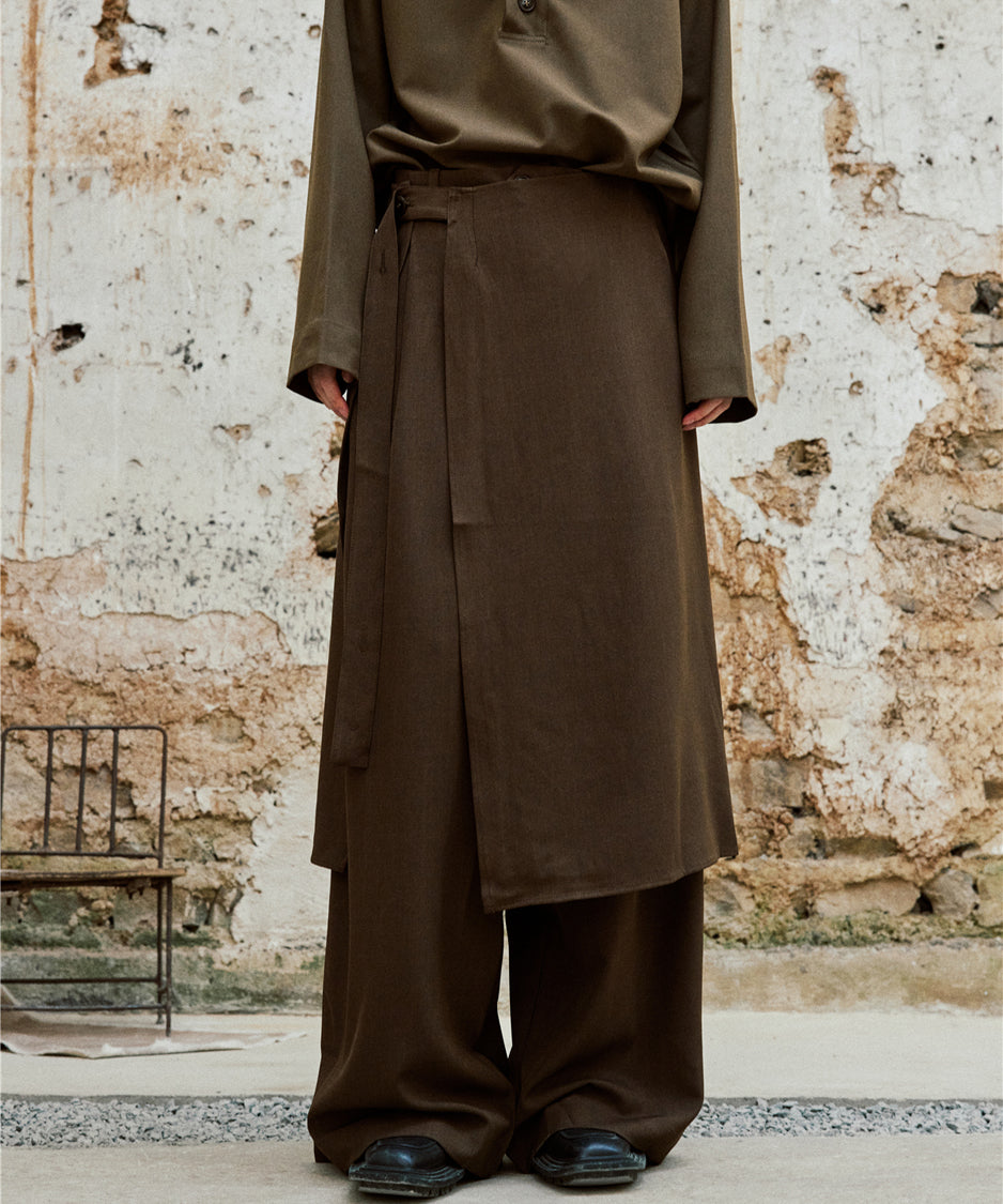 Wrap Skirt &amp; Wide Pants