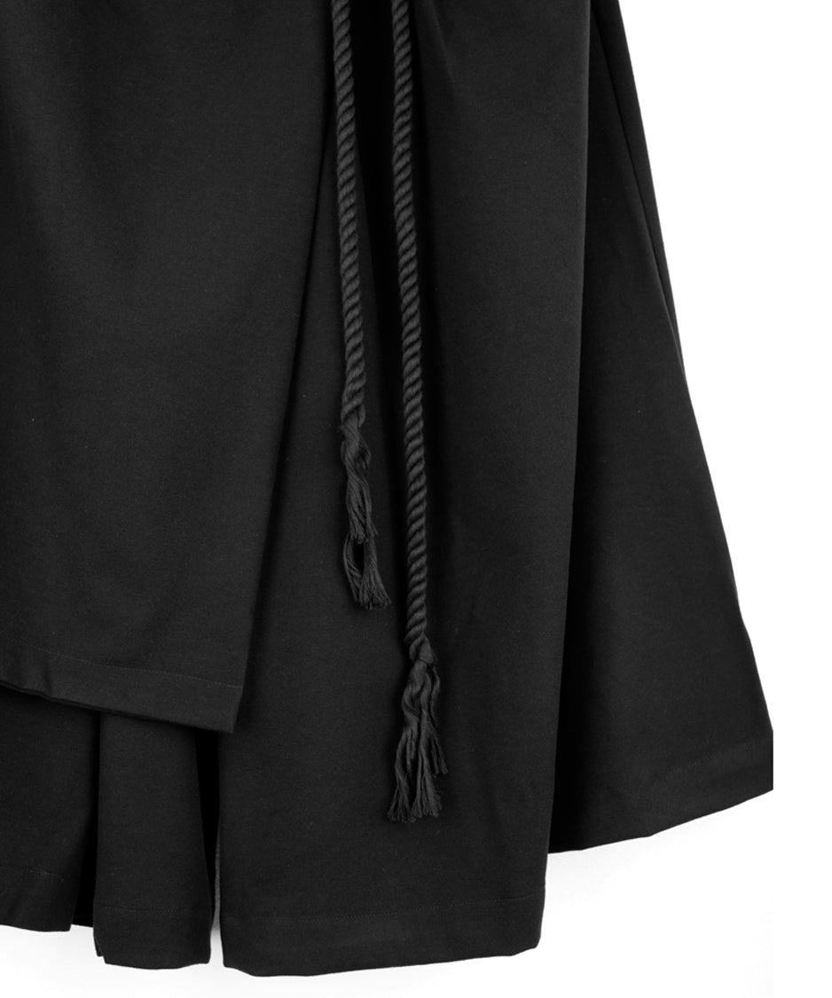 Layered Irregular Wide Pants