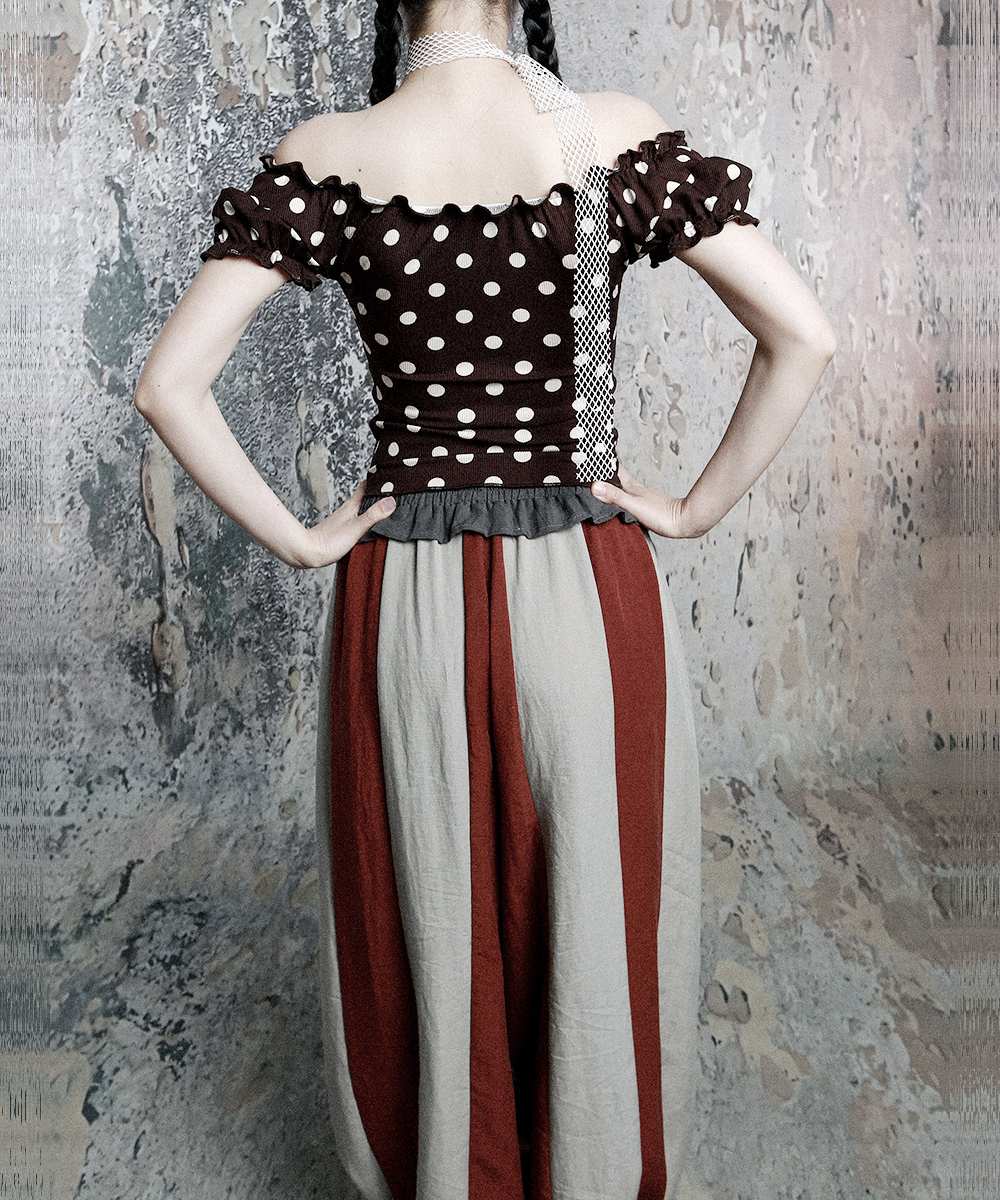 Polka Gather Top