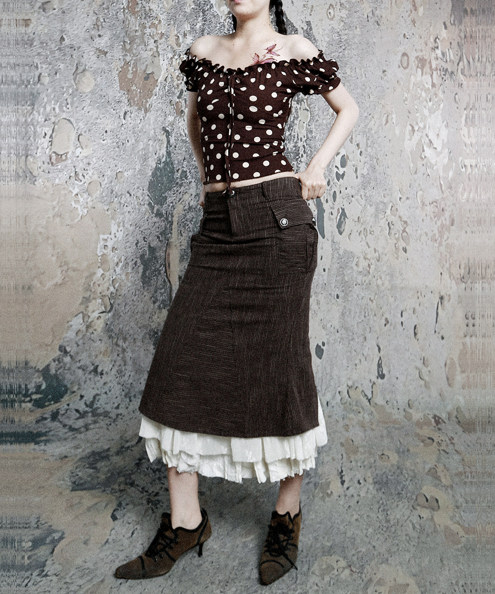 Polka Gather Top