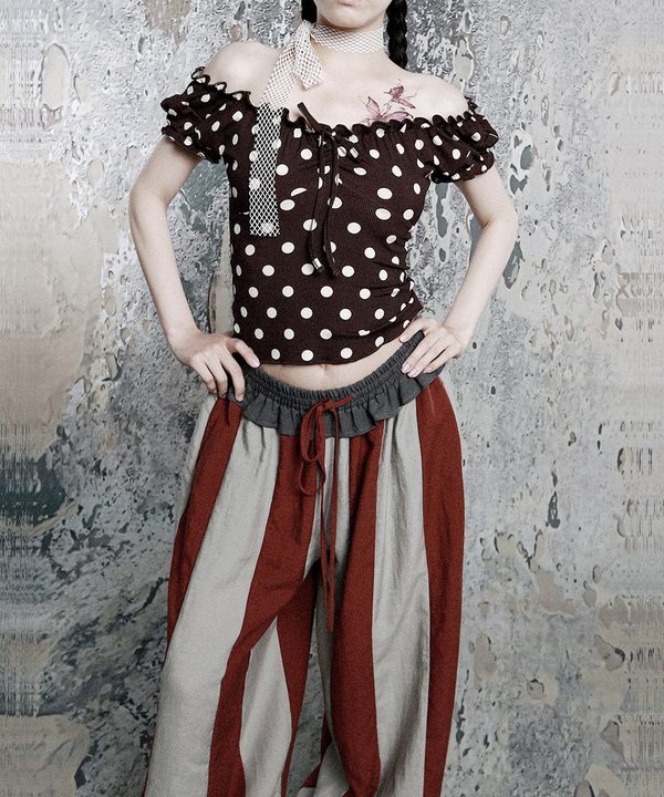 Polka Gather Top