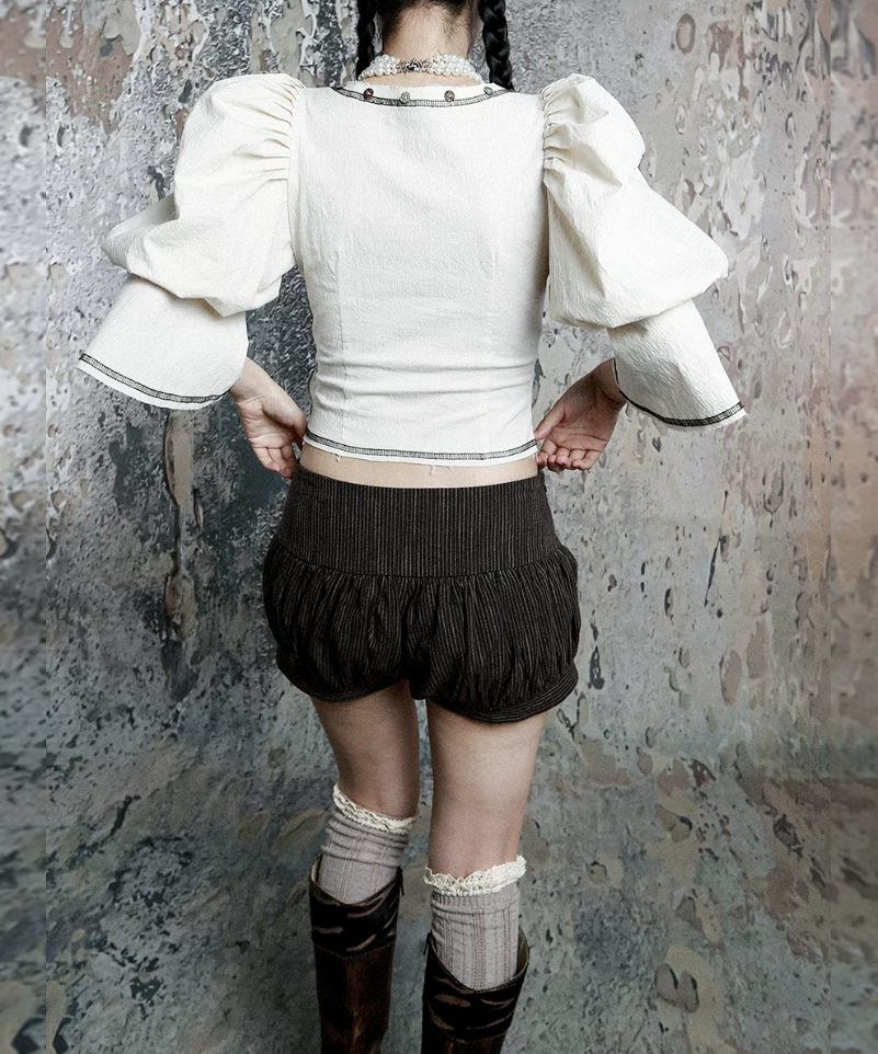 Corset Puff Blouse