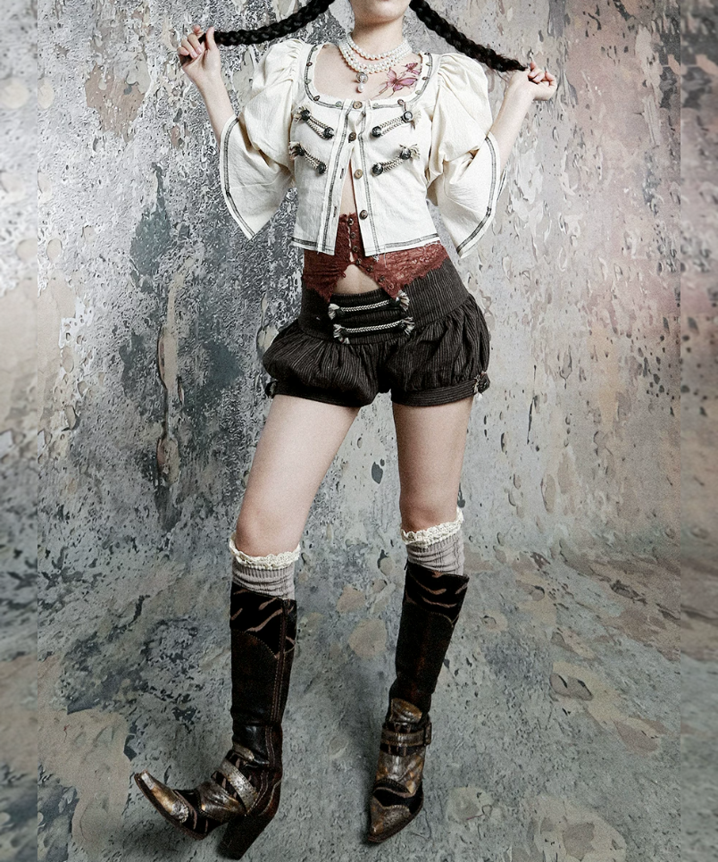 Corset Puff Blouse