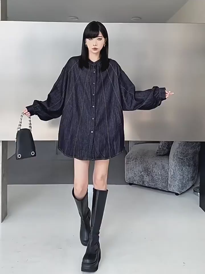 Ray Stitch Denim Shirt 着用動画