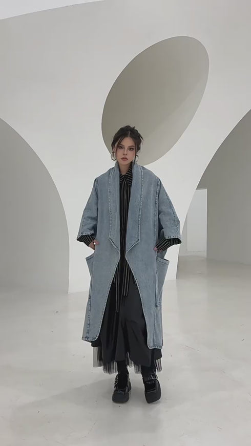 ka na ta denim long coat ロングコート Ka na ta ice long coat kinari - Ka na ta,Yohji Yamamoto取扱